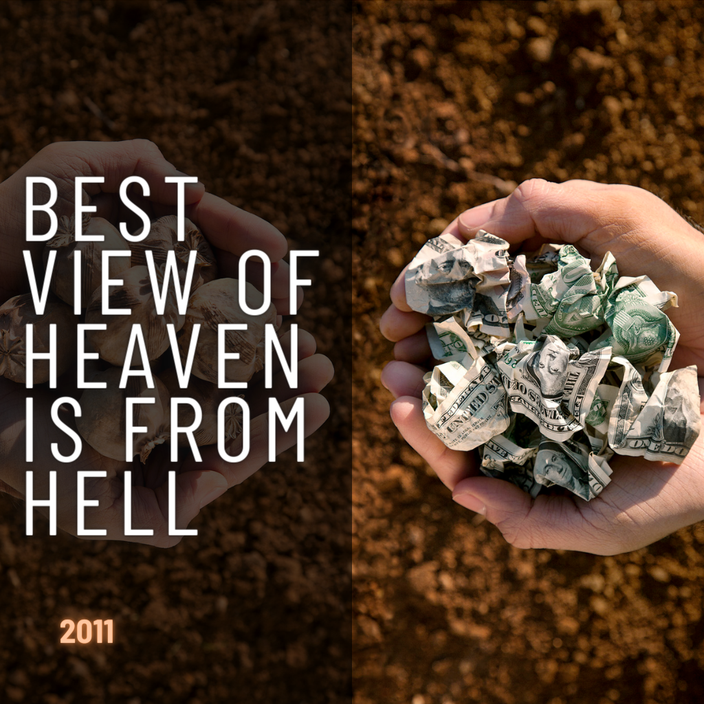 BEST VIEW OF HEAVEN IS FROM HELL EXHIBIT BY ARTIST BRAN